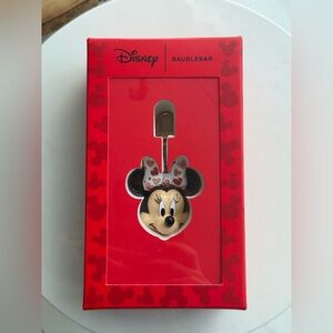 Disney Minnie Mouse Enamel Charm - Black, Cream, Pink